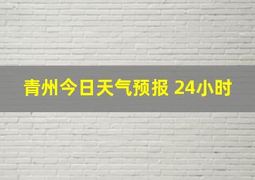 青州今日天气预报 24小时